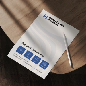 Rapport d'expertise professionnel Solutions Habitat, destiné à documenter un sinistre et à accompagner les démarches auprès de l'assurance.