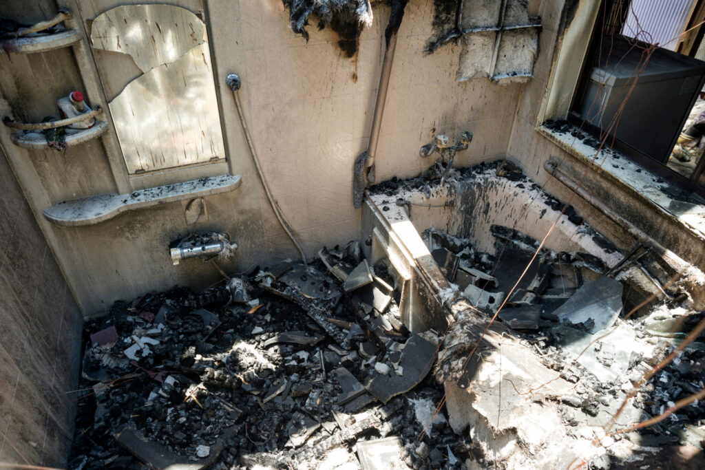 Intervention après incendie