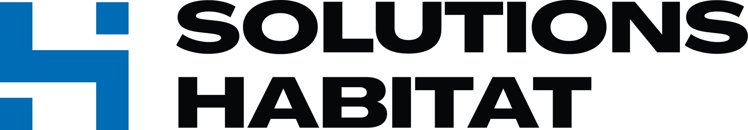 logo noir et bleu
