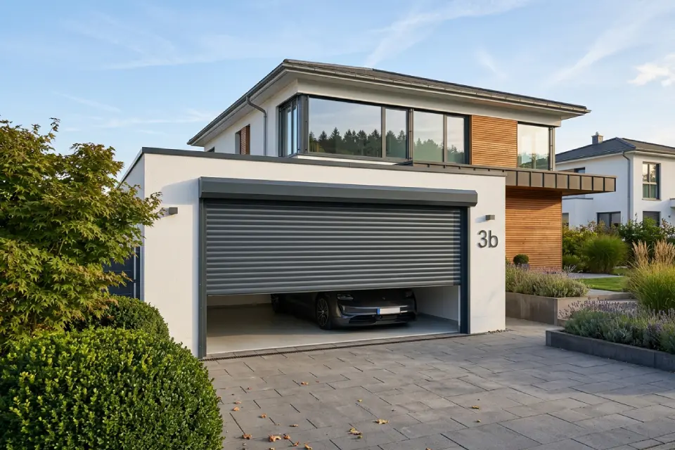 Remplacement de porte de garage sécurisée au Luxembourg